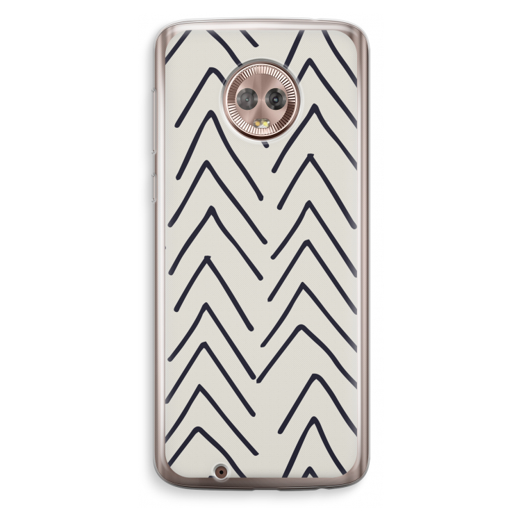 Marrakech Arrows: Motorola Moto G6 Transparant Hoesje