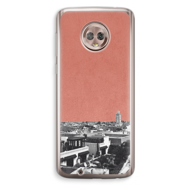 Marrakech Skyline : Motorola Moto G6 Transparant Hoesje