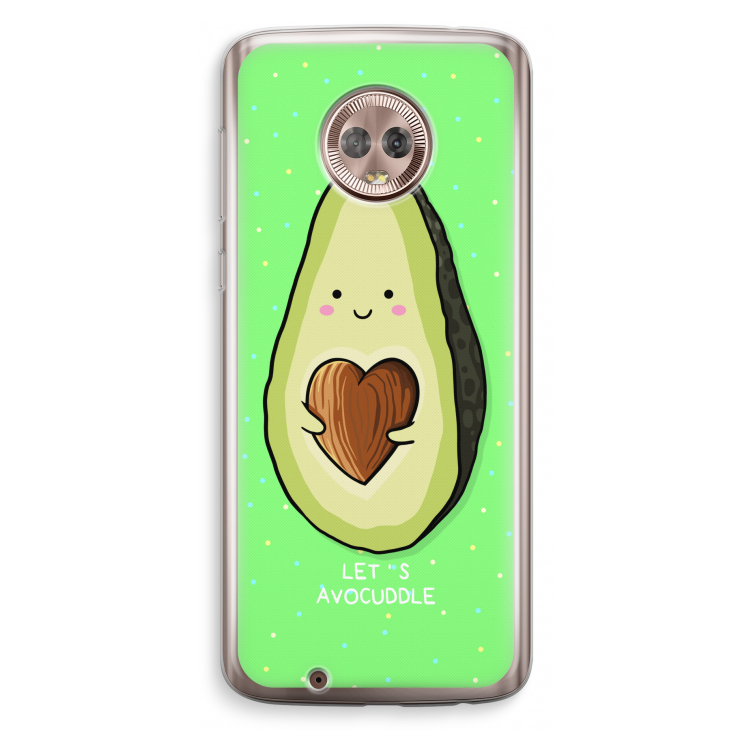 Avocuddle: Motorola Moto G6 Transparant Hoesje
