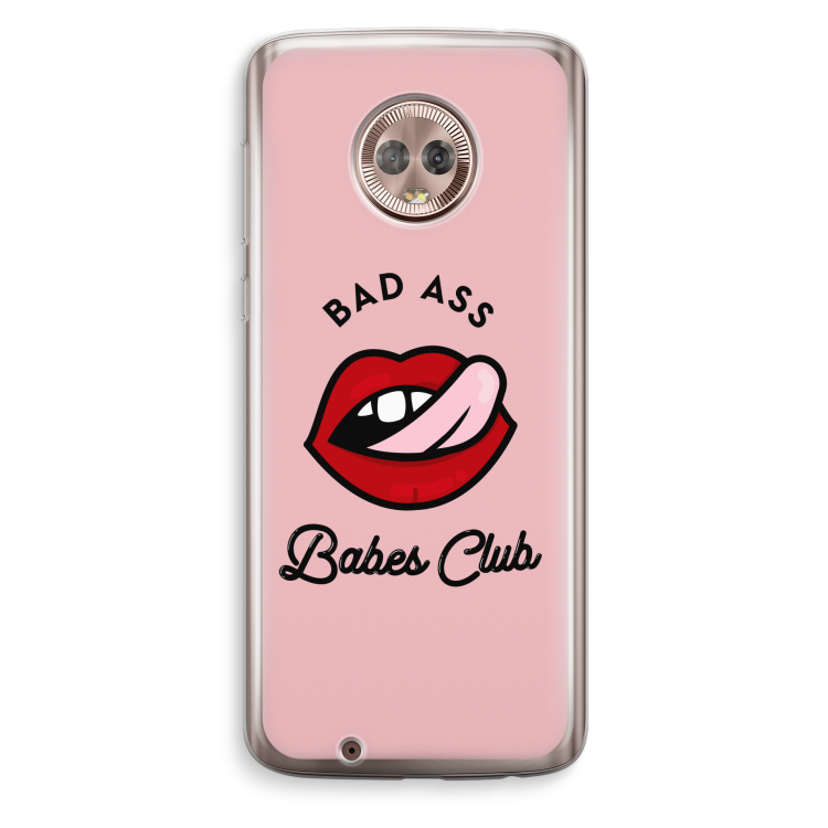 Badass Babes Club: Motorola Moto G6 Transparant Hoesje