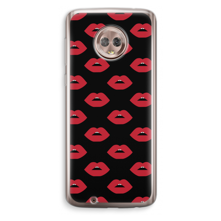 Lips: Motorola Moto G6 Transparant Hoesje