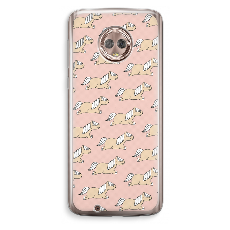 Ponys: Motorola Moto G6 Transparant Hoesje
