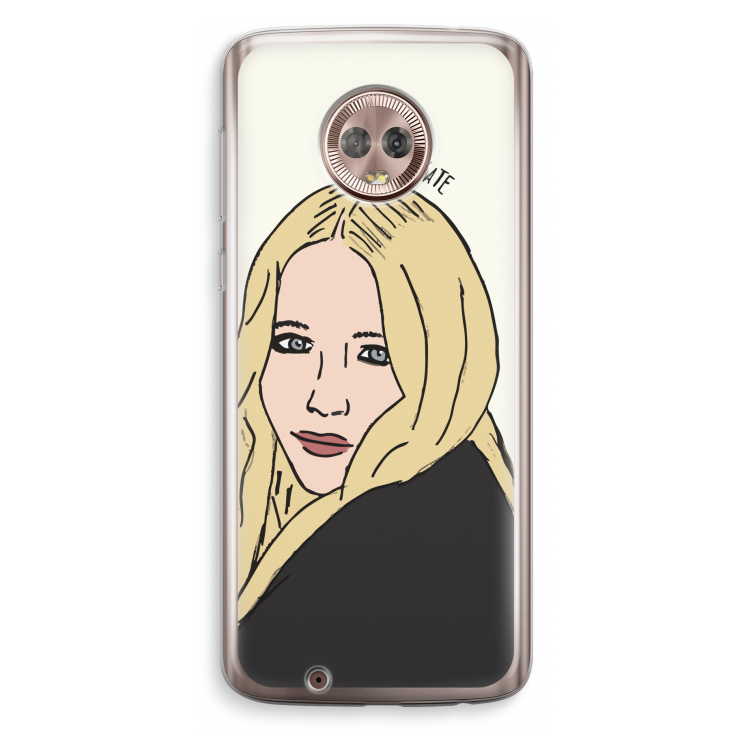 Mary Kate: Motorola Moto G6 Transparant Hoesje