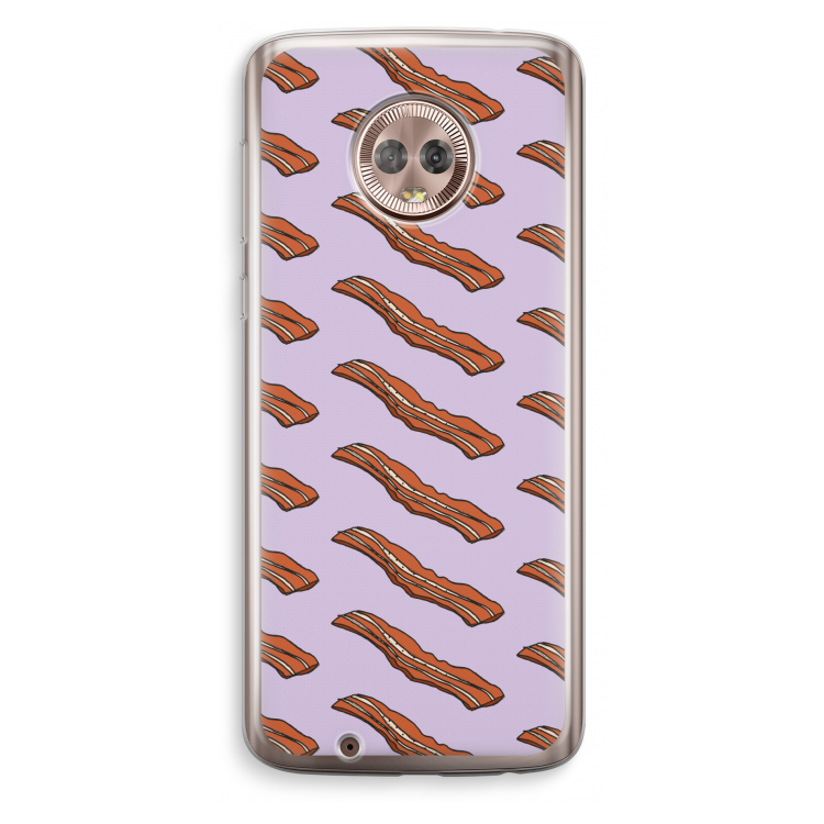 Bacon to my eggs #2: Motorola Moto G6 Transparant Hoesje