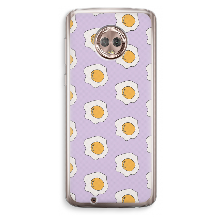 Bacon to my eggs #1: Motorola Moto G6 Transparant Hoesje