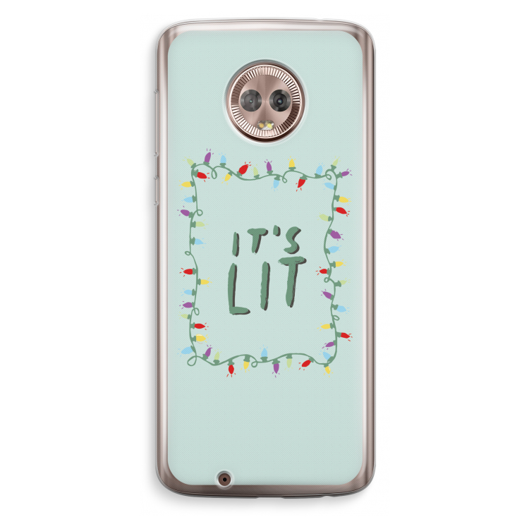 It's Lit: Motorola Moto G6 Transparant Hoesje