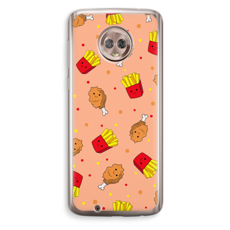 Chicken 'n Fries: Motorola Moto G6 Transparant Hoesje