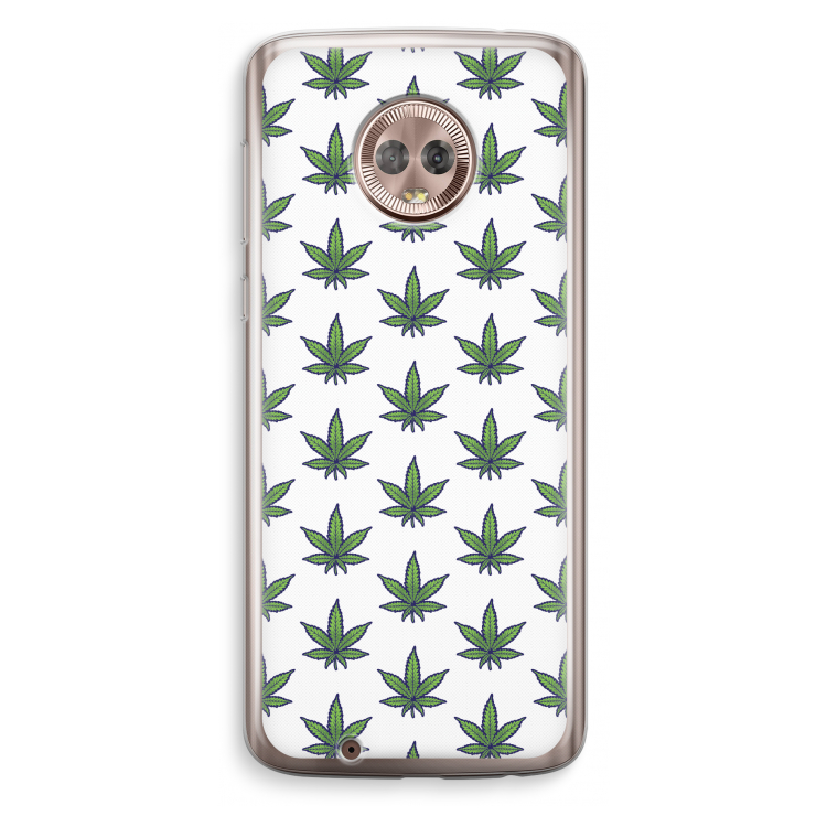 Weed: Motorola Moto G6 Transparant Hoesje