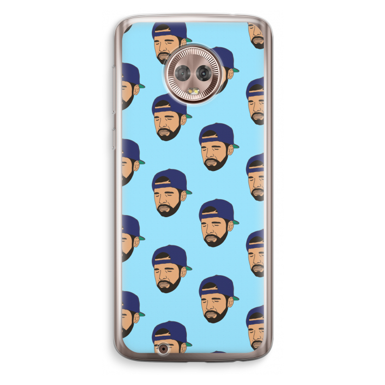 Drake Away: Motorola Moto G6 Transparant Hoesje