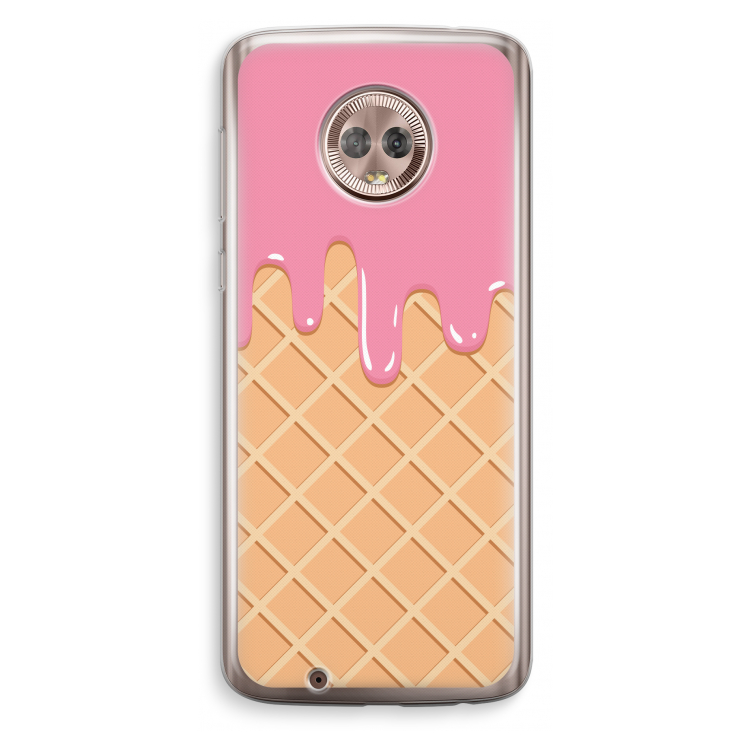 Ice cream: Motorola Moto G6 Transparant Hoesje