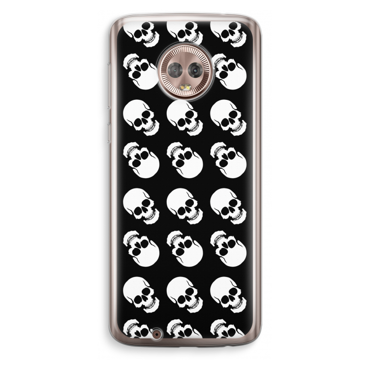 Musketon Skulls: Motorola Moto G6 Transparant Hoesje