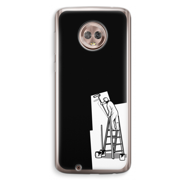 Musketon Painter: Motorola Moto G6 Transparant Hoesje