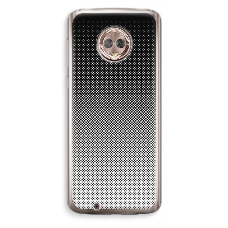 Musketon Halftone: Motorola Moto G6 Transparant Hoesje