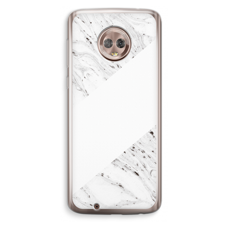 Biggest stripe: Motorola Moto G6 Transparant Hoesje