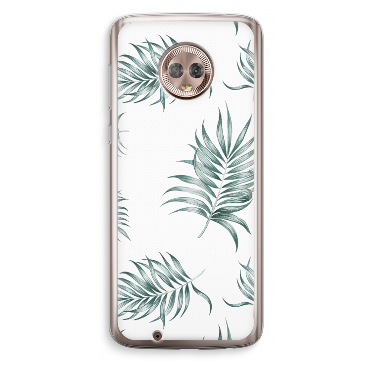 Simple leaves: Motorola Moto G6 Transparant Hoesje