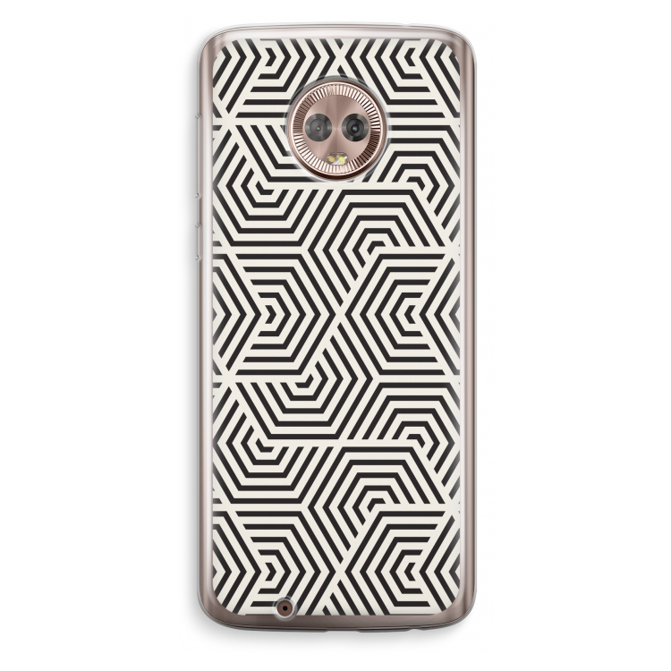 Magic pattern: Motorola Moto G6 Transparant Hoesje