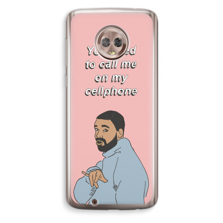 Hotline bling: Motorola Moto G6 Transparant Hoesje