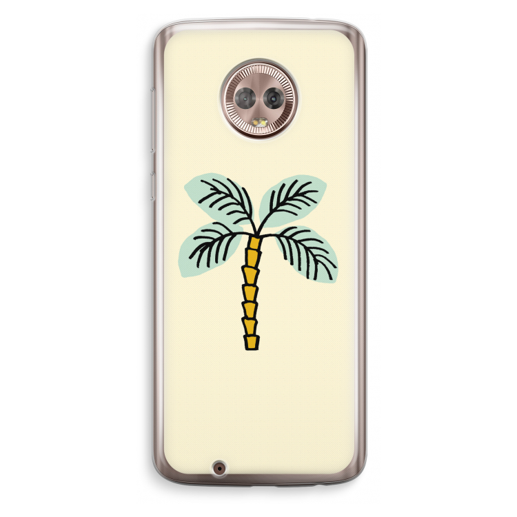 Palmboom: Motorola Moto G6 Transparant Hoesje