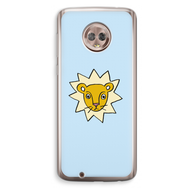 Kleine leeuw: Motorola Moto G6 Transparant Hoesje