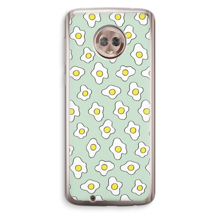 Spiegeleitjes: Motorola Moto G6 Transparant Hoesje