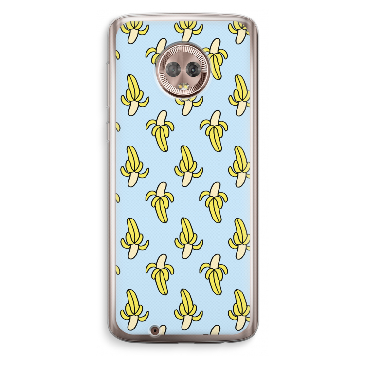 Bananas: Motorola Moto G6 Transparant Hoesje