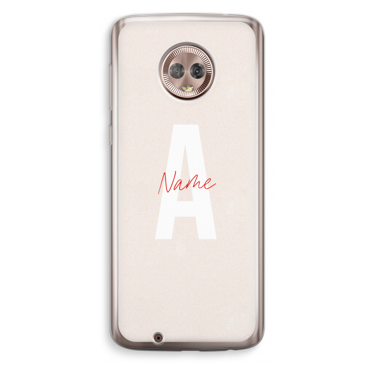 Strawberry Milkshake: Motorola Moto G6 Transparant Hoesje
