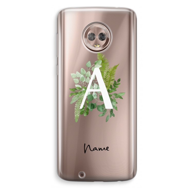 Green Brush: Motorola Moto G6 Transparant Hoesje