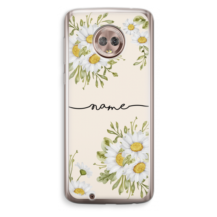 Daisies: Motorola Moto G6 Transparant Hoesje