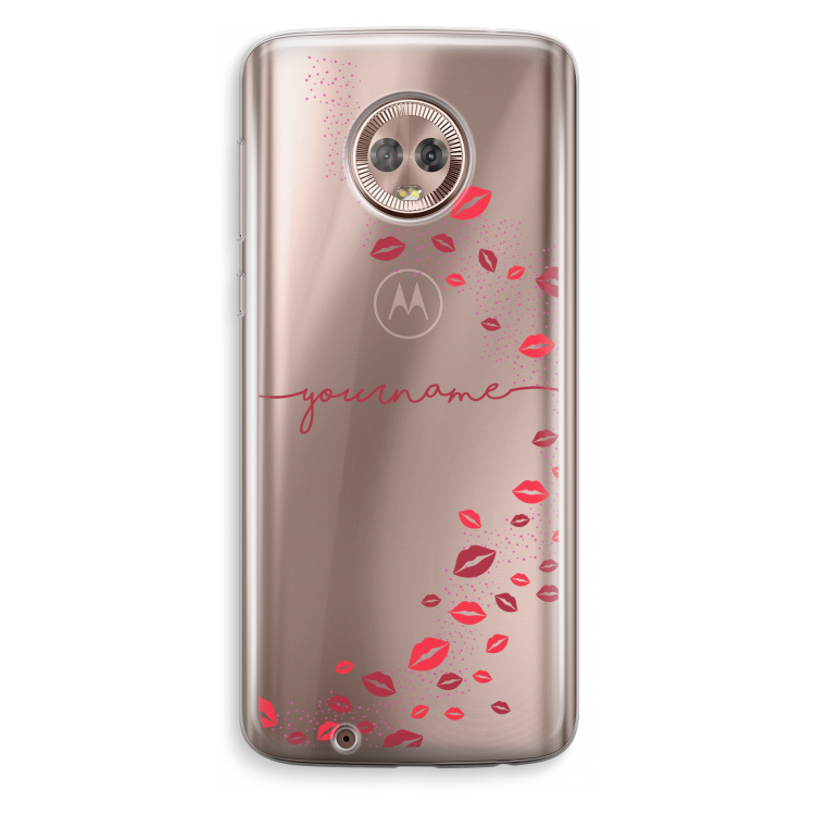 Kusjes: Motorola Moto G6 Transparant Hoesje