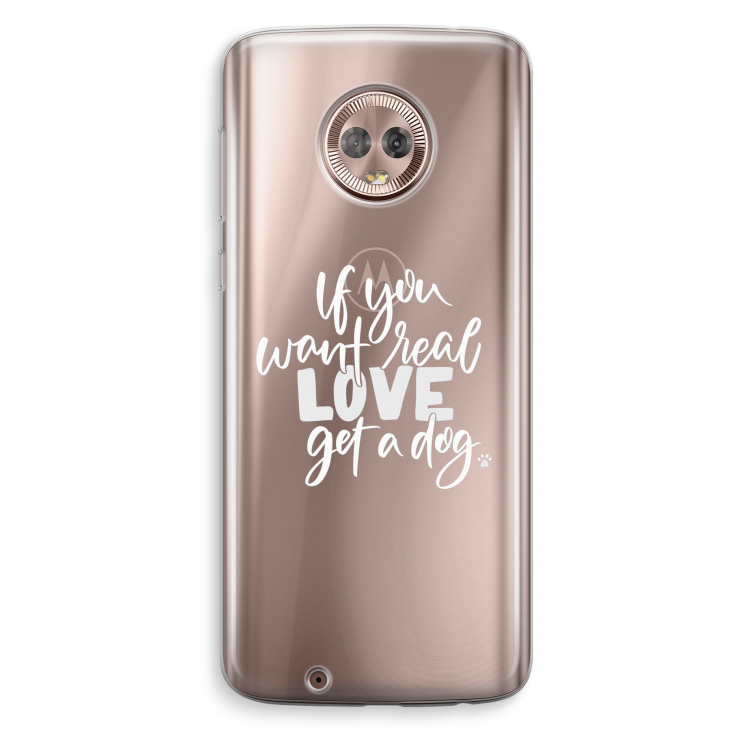 Partner in crime: Motorola Moto G6 Transparant Hoesje