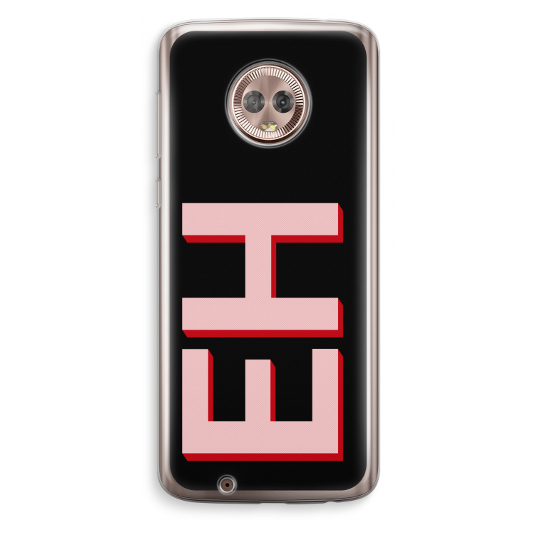 Monogram: Motorola Moto G6 Transparant Hoesje