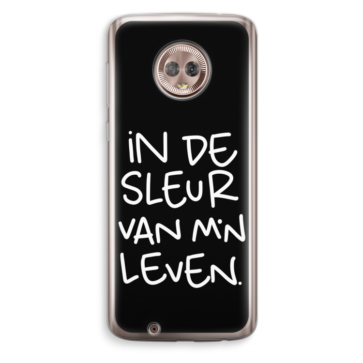 De Sleur: Motorola Moto G6 Transparant Hoesje