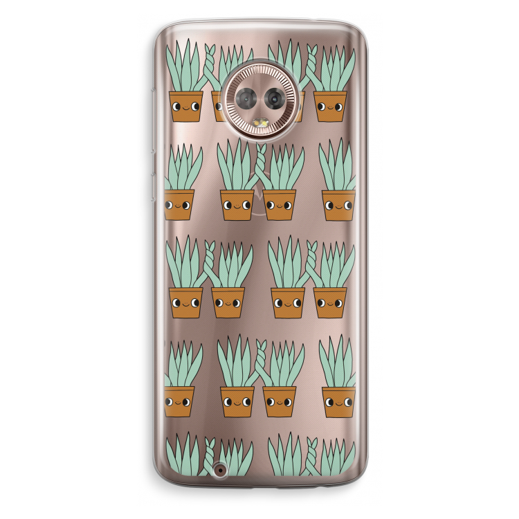 Sansevieria: Motorola Moto G6 Transparant Hoesje