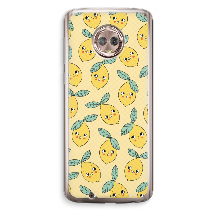 Citroenen: Motorola Moto G6 Transparant Hoesje