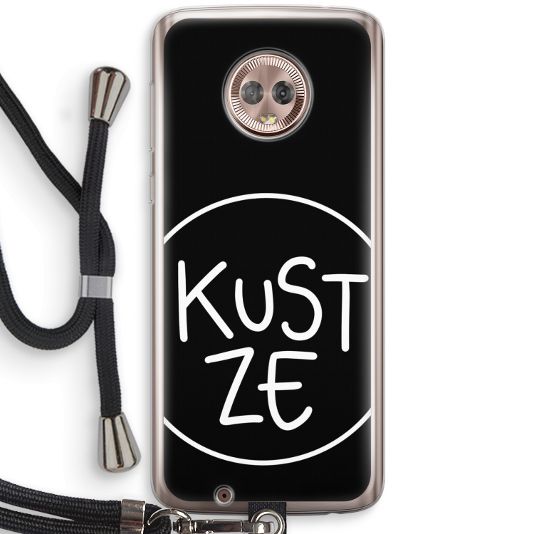 KUST ZE: Motorola Moto G6 Transparant Hoesje met koord