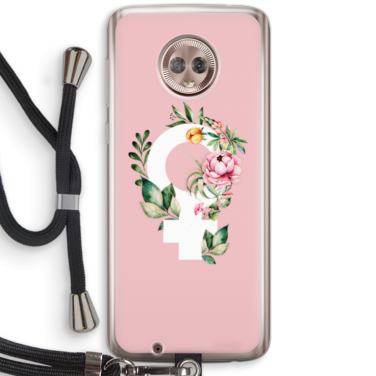 Venus: Motorola Moto G6 Transparant Hoesje met koord