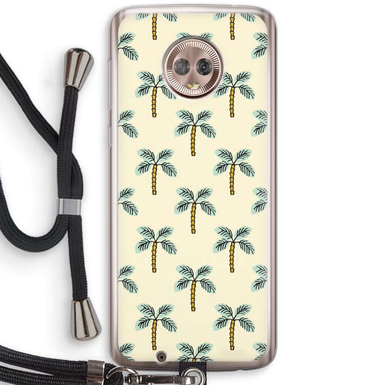 Paradise: Motorola Moto G6 Transparant Hoesje met koord