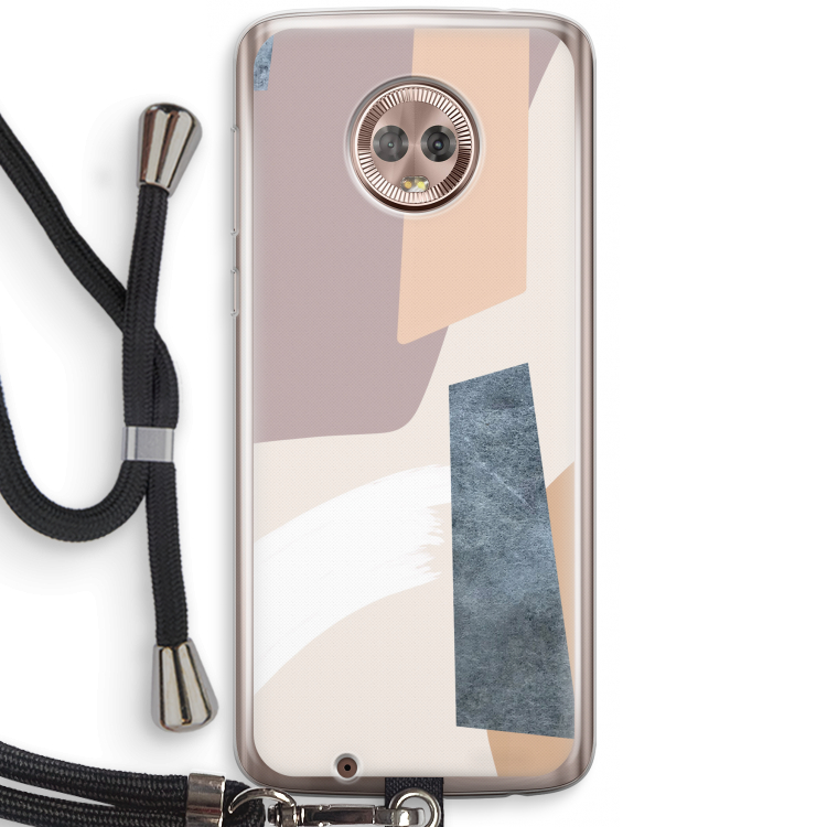 Luca: Motorola Moto G6 Transparant Hoesje met koord
