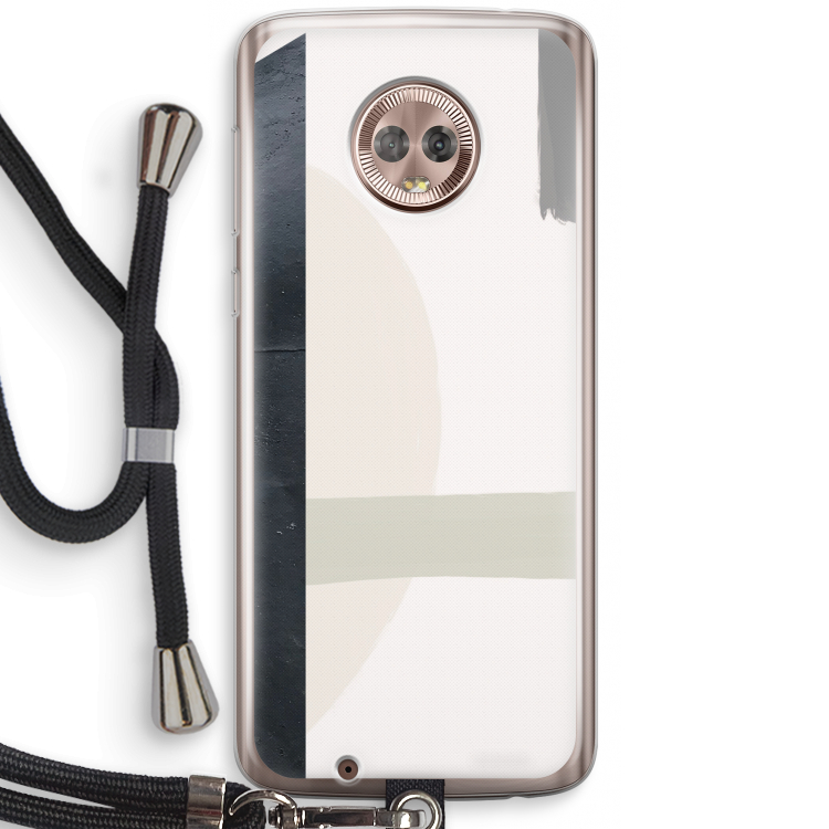 Baca: Motorola Moto G6 Transparant Hoesje met koord