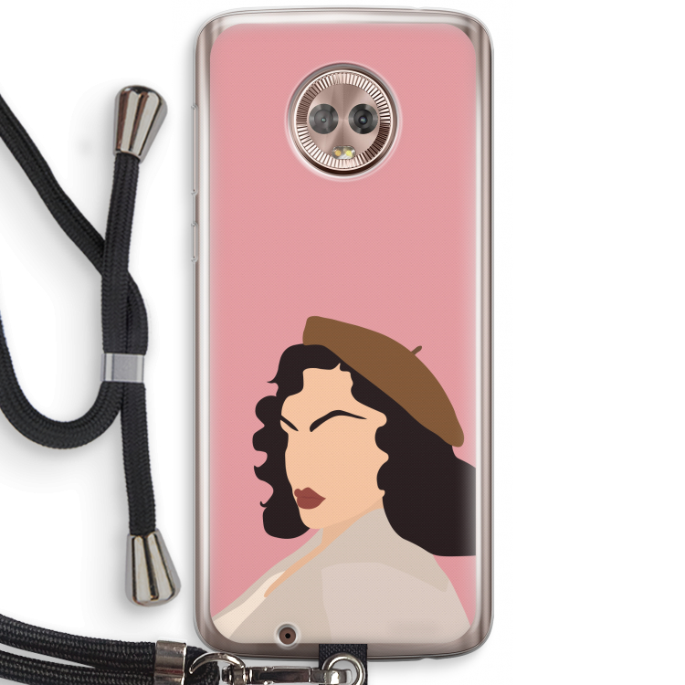 Confidence: Motorola Moto G6 Transparant Hoesje met koord