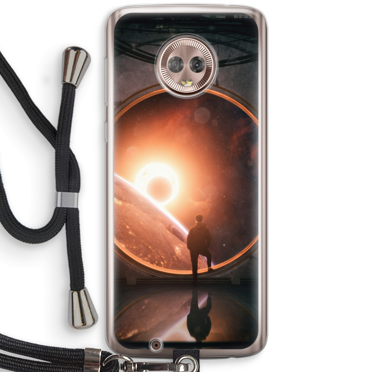 Ephemeral: Motorola Moto G6 Transparant Hoesje met koord