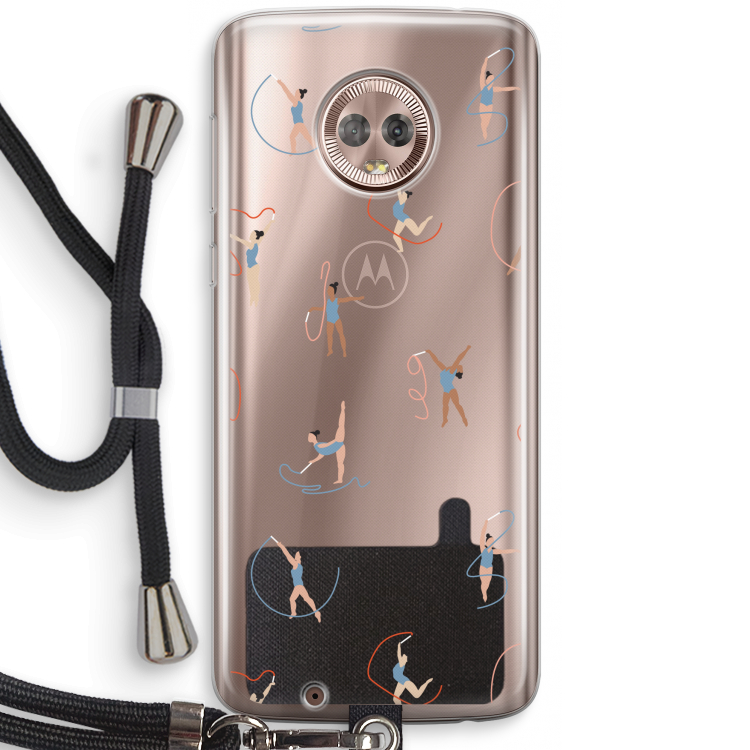 Dancing #3: Motorola Moto G6 Transparant Hoesje met koord
