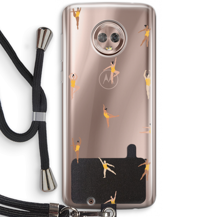 Dans #2: Motorola Moto G6 Transparant Hoesje met koord