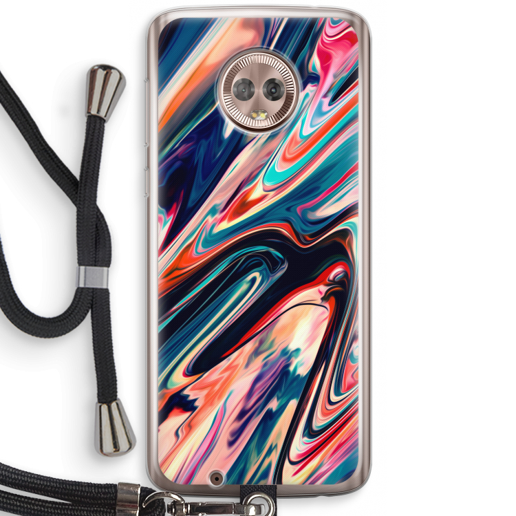Quantum Being: Motorola Moto G6 Transparant Hoesje met koord