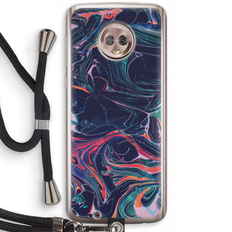 Light Years Beyond: Motorola Moto G6 Transparant Hoesje met koord