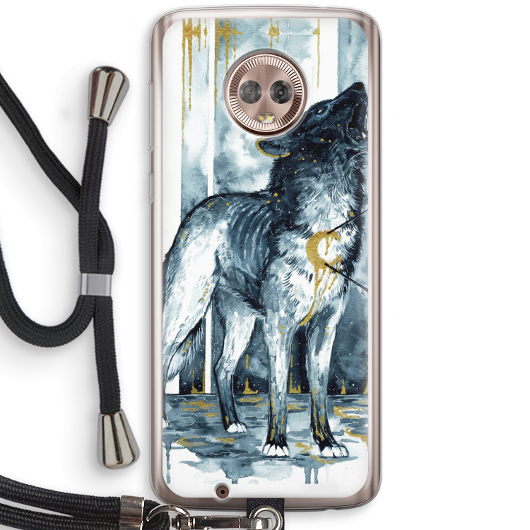 Bleeding Soul: Motorola Moto G6 Transparant Hoesje met koord
