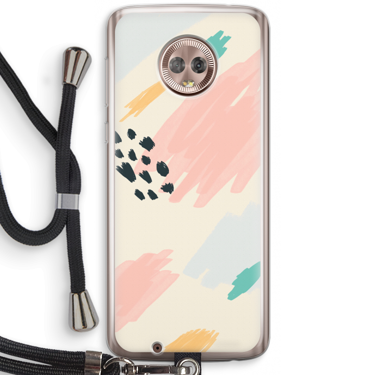 Sunday Chillings: Motorola Moto G6 Transparant Hoesje met koord
