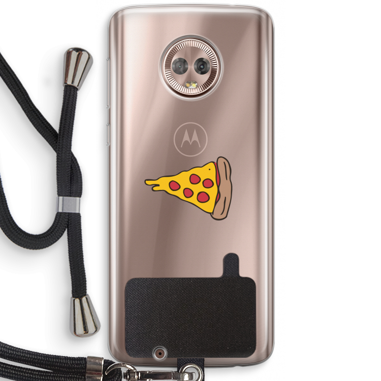 You Complete Me #1: Motorola Moto G6 Transparant Hoesje met koord