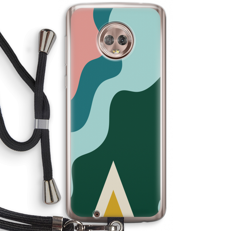 Noor B: Motorola Moto G6 Transparant Hoesje met koord