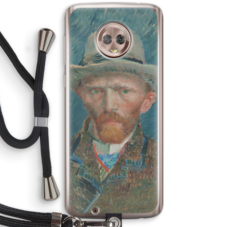 Van Gogh: Motorola Moto G6 Transparant Hoesje met koord